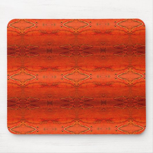 Tapis De Souris Motif aztèque orange (Devant)