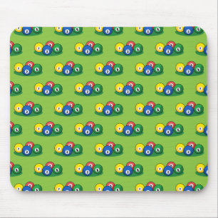 Tapis De Souris Motif Billard Pool Snooker Balls