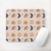 Tapis De Souris Motif bio Boho (Avec souris)