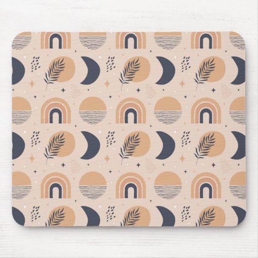 Tapis De Souris Motif bio Boho (Devant)