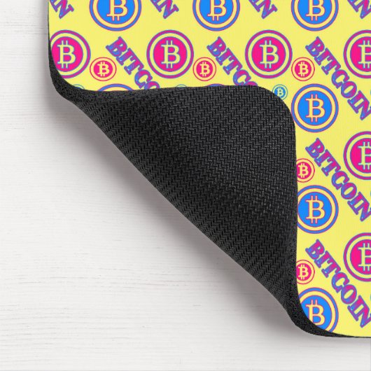 Tapis De Souris Motif Bitcoin coloré (Coin)