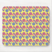 Tapis De Souris Motif Bitcoin coloré (Devant)
