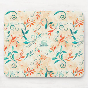 Tapis De Souris Motif blanc et blanc blanc et blanc (2)