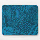 Tapis De Souris Motif bleu Art Abstrait (Devant)