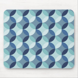 Tapis De Souris Motif bleu de cercle