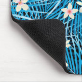 Tapis De Souris Motif bleu Feuille (Coin)