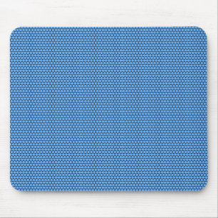 Tapis De Souris Motif bleu noir hexagonal