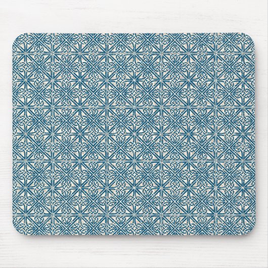 Tapis De Souris Motif bleu turquoise de noeud celtique (Devant)