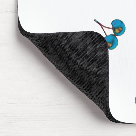 Tapis De Souris Motif Blue Cherry (Coin)
