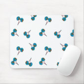 Tapis De Souris Motif Blue Cherry (Avec souris)