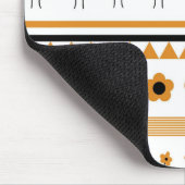 Tapis De Souris Motif Boho triangle de bordure (Coin)