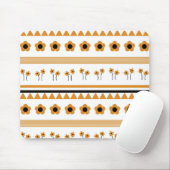 Tapis De Souris Motif Boho triangle de bordure (Avec souris)