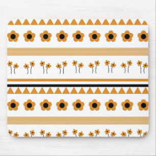 Tapis De Souris Motif Boho triangle de bordure