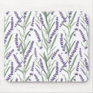 Tapis De Souris Motif botanique à la lavande