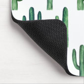 Tapis De Souris Motif cactus vert aquarelle. Cactus botanique (Coin)