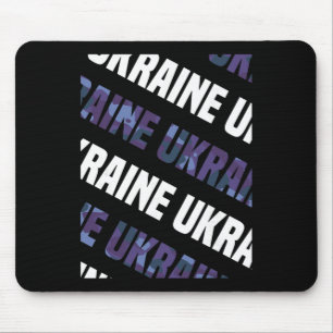Tapis De Souris Motif camouflage ukrainien violet Camouflage