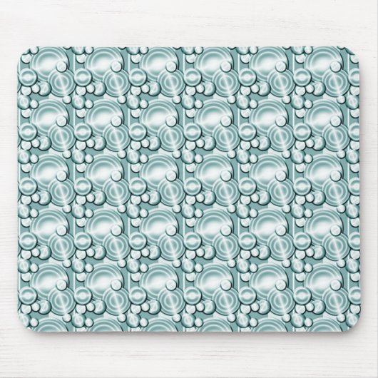Tapis De Souris Motif Cercles bleus (Devant)