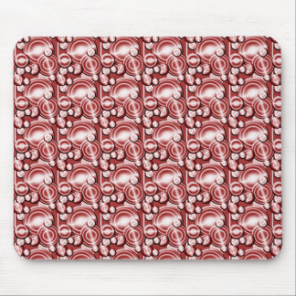 Tapis De Souris Motif Cercles rouges