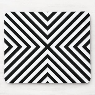 Tapis De Souris Motif Chevron Abstrait moderne