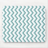 Tapis De Souris Motif Chevron ZigZag dans Mint Green (Devant)