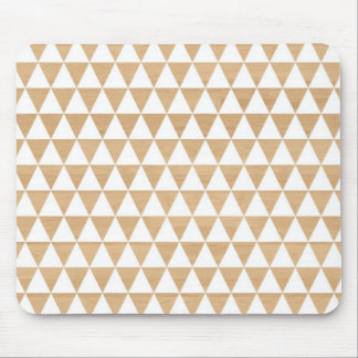 Tapis De Souris Motif chic géométrique en bois tribal moderne des