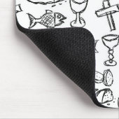 Tapis De Souris Motif chrétien (Coin)