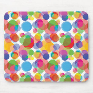 Tapis De Souris Motif circulaire coloré