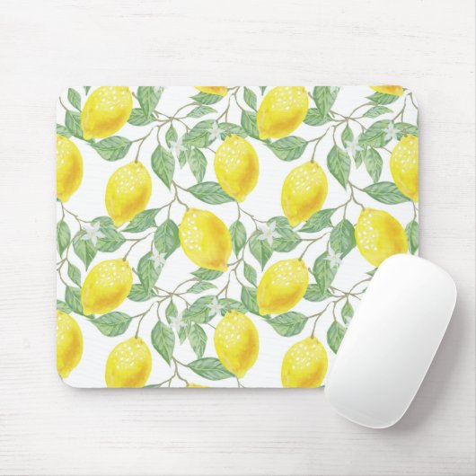 Tapis De Souris Motif citron (Avec souris)