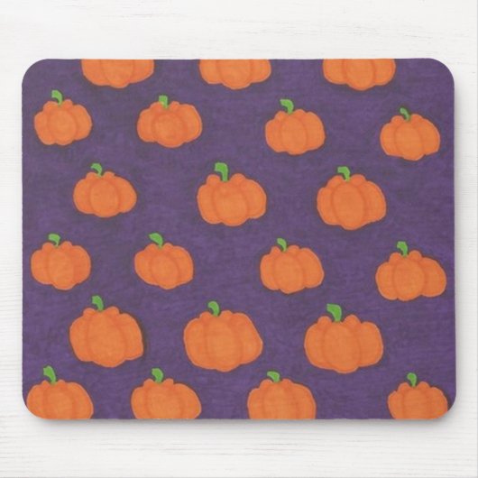 Tapis De Souris Motif Citrouille Purple Fall (Devant)