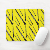 Tapis De Souris Motif Clarinet jaune (Avec souris)