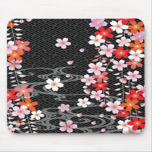 Tapis De Souris Motif classique Mousepad de kimono de Sakura