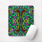 Tapis De Souris Motif coloré abstrait. (Avec souris)