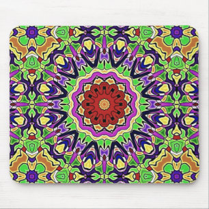 Tapis De Souris Motif coloré Kaleidoscope