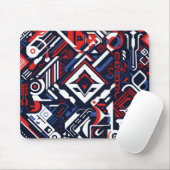 Tapis De Souris Motif complexe Sci-Fi (Avec souris)