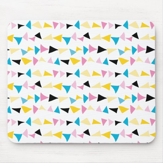 Tapis De Souris Motif Confetti de forme géométrique moderne (Devant)