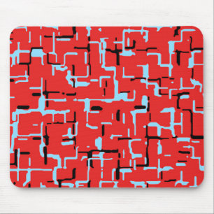 Tapis De Souris Motif Cool rouge noir