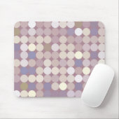 Tapis De Souris Motif d'abrégé sur cercles de tissu (Avec souris)