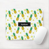 Tapis De Souris Motif d'ananas (Avec souris)