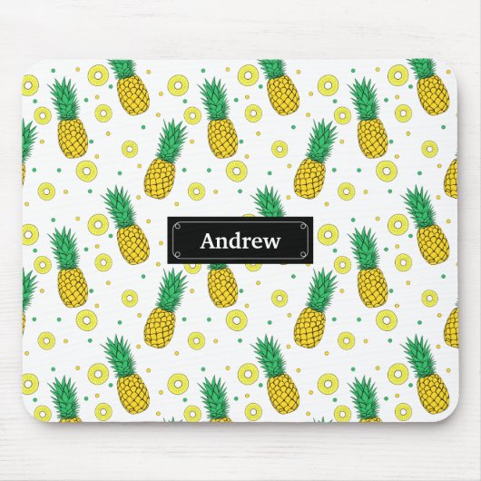 Tapis De Souris Motif d'ananas (Devant)