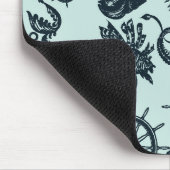 Tapis De Souris Motif d'animaux marins Vintages (Coin)