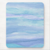 Tapis De Souris Motif d'aquarelle bleu violet (Devant)