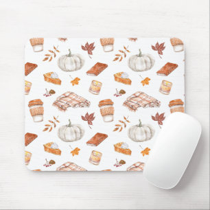 Tapis De Souris Motif d'aquarelle confortable Autumn Essentials
