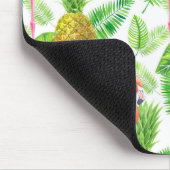 Tapis De Souris Motif d'aquarelle de jardin tropical (Coin)