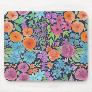 Tapis De Souris Motif d'aquarelle florale