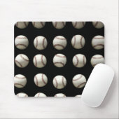 Tapis De Souris Motif de baseball (Avec souris)