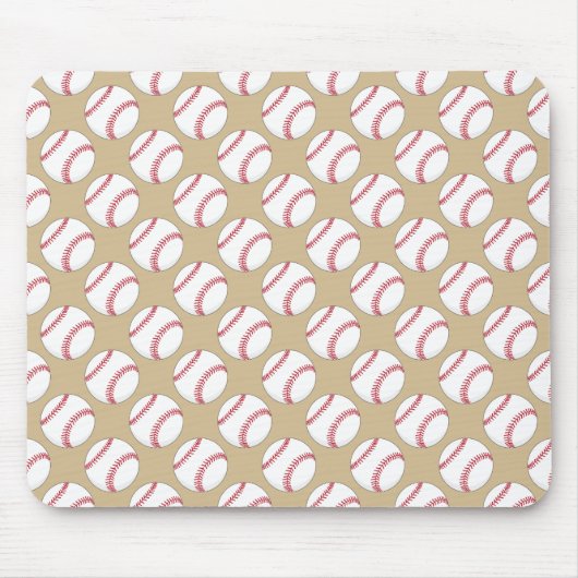 Tapis De Souris Motif de baseball (Devant)