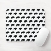 Tapis De Souris motif de bison (Avec souris)