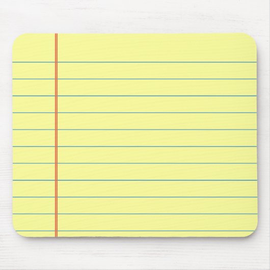 Tapis De Souris Motif de bloc-notes juridique (Devant)