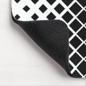 Tapis De Souris Motif de blocs de Carré de dissolution noir modern (Coin)