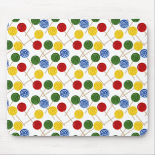 Tapis De Souris Motif de bonbons motif Lollies lollipop 21